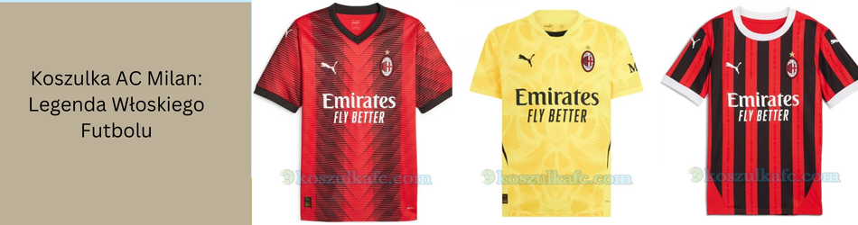 Koszulka AC Milan: Symbol Tradycji i Zwycięstw
                